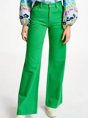 ESSENTIEL ANTWERP | Green denim straight-leg jeans - size 27